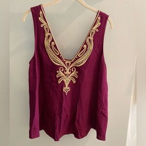 Lilly Pulitzer Owen Shiraz Top NWT size M